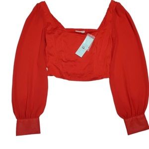 red urban outfitters top